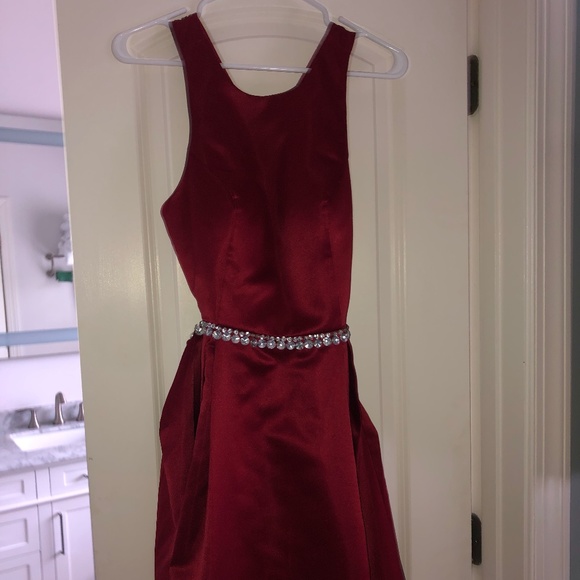 Red Designer Dress - Picture 1 of 5